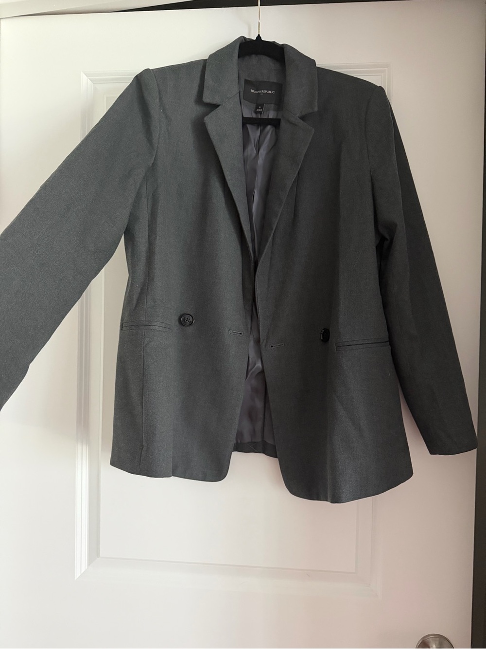 Banana Republic Charcoal Gray Women's Blazer